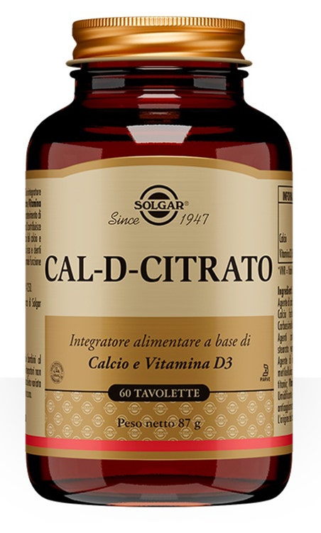 Solgar Cal D Citrato 60 Comprimidos-1