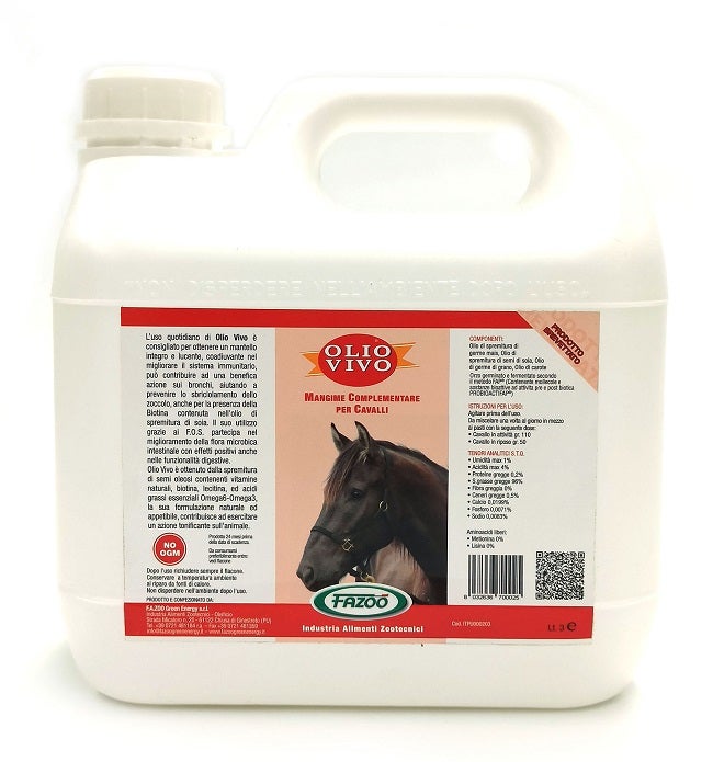 Fazoo Aceite Vivo Para Caballos 3 Litros-1