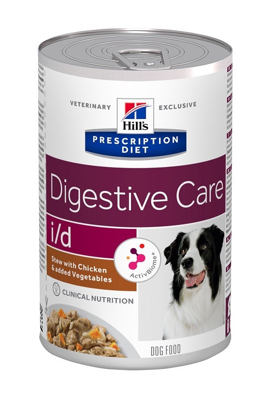 Hill's Prescription Diet I/D Digestive Care para perros, pollo y verduras, lata de 354 g