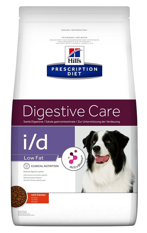 Hill's Prescription Diet I/D Pollo bajo en grasa, pienso para perros, saco de 1,5 kg