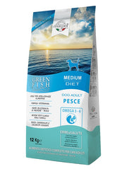 Marpet Greenfish Pienso Seco para Perros Adultos Tamaño Mediano Bolsa 12Kg-1