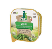 Marpet Vegan Dog Zucchine/Piselli/Lenticchie Cibo Umido Per Cani Adulti Vaschetta 150g