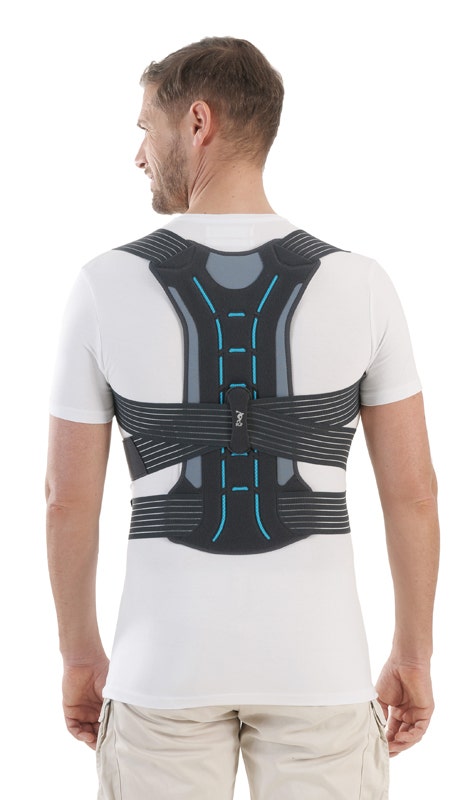 Soporte postural para columna trasera Gris Talla grande PPS-DSO-1