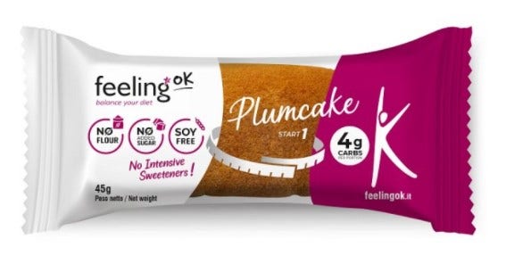 Feeling Ok Plum Cake Vaniglia E Limone Start 45g
