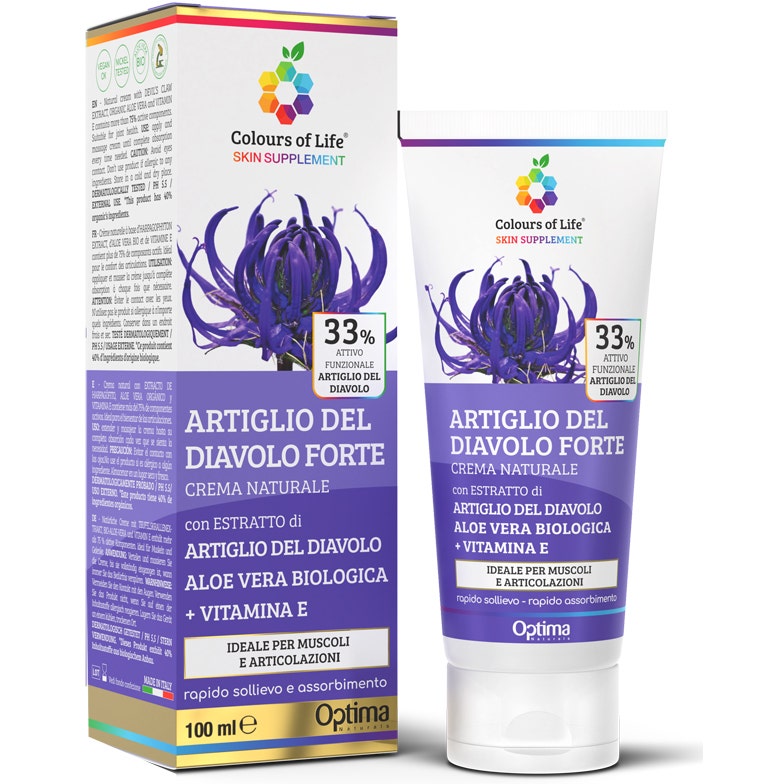 Colours Of Life Skin Supplement Garra del Diablo Forte 33 % Crema Corporal 100 ml