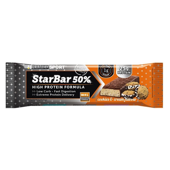 Named Sport Starbar 50% Barrita de Galletas y Nata 50g-2