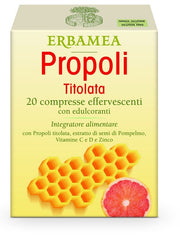 Erbamea Propóleo Titulado 20 Comprimidos Efervescentes