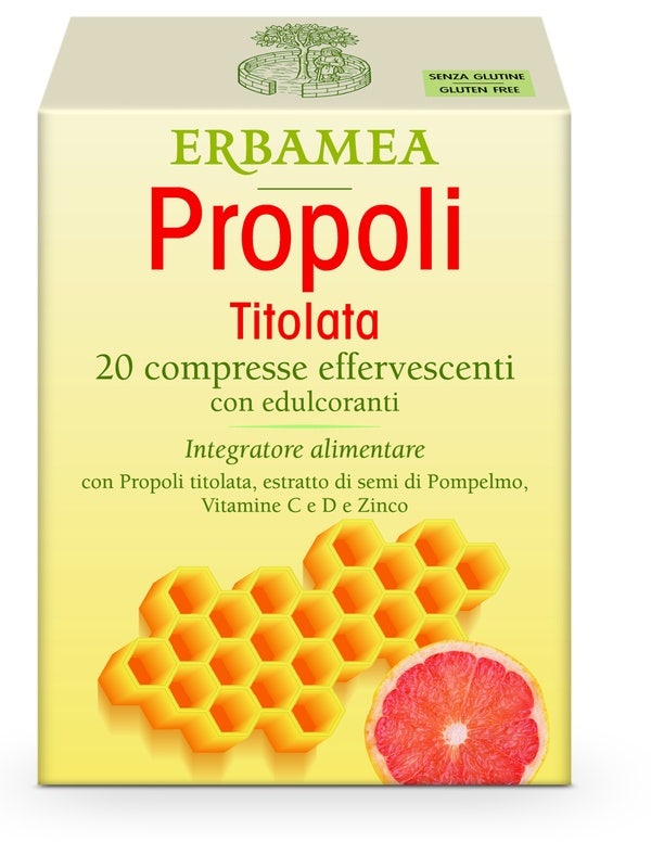 Erbamea Propóleo Titulado 20 Comprimidos Efervescentes