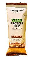 Foodspring Barretta Proteica Vegana Multistrato Con Arachidi Tostati 45g