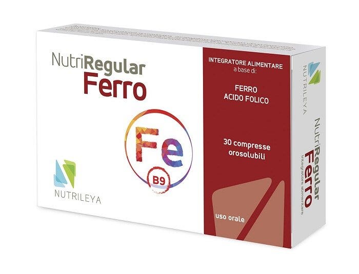 NUTRIREGULAR HIERRO 30 COMPRIMIDOS BUCALES