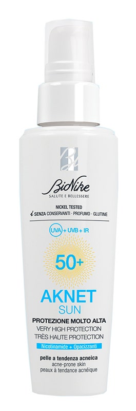 Bionike Aknet Sun SPF50+ 50 ml - Protector solar facial