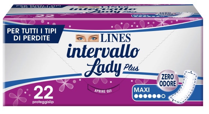 Lines Intervallo Lady Plus Maxi 22 Protectores vaginales