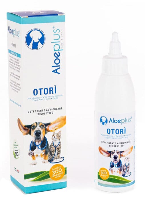 AloePlus Otorì Limpiador auricular para perros y gatos 125 ml