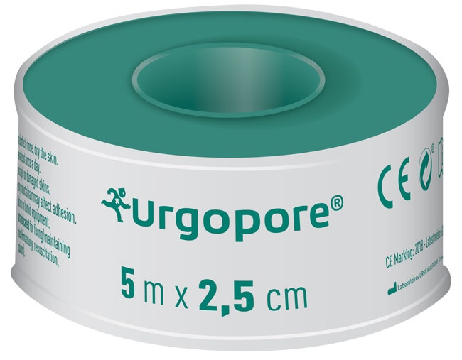 Urgo Urgopore Parche en rollo 5 m x 2,5 cm