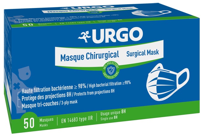 Urgo Mascarillas quirúrgicas 50 unidades