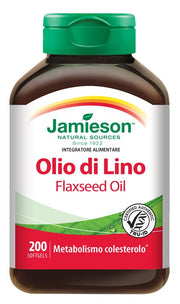 Jamieson Aceite de lino 200 cápsulas blandas