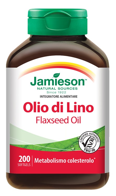 Jamieson Aceite de lino 200 cápsulas blandas
