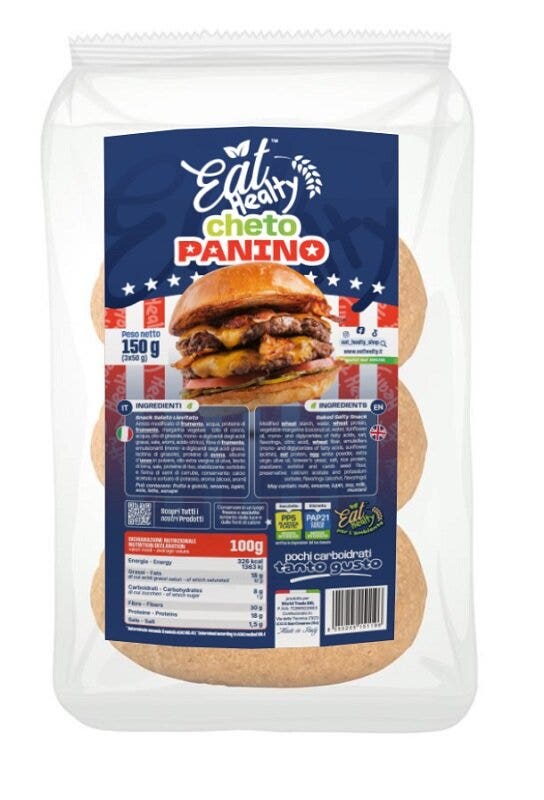 EAT HEALTY CHET PANINO 3PZ 50G