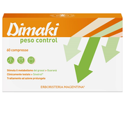 Erboristeria Magentina Dimakì Peso Control 60 Compresse