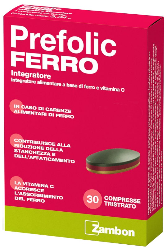 Prefolic Hierro 30 comprimidos