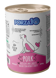 Forza10 Adult Maintenance Comida húmeda con cerdo/avena/zanahorias para perros adultos, lata de 400 g