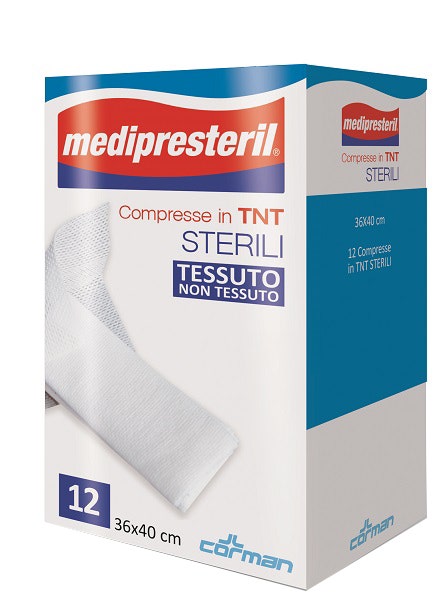 Medipresteril Gasa Estéril 36x40 cm - 12 unidades