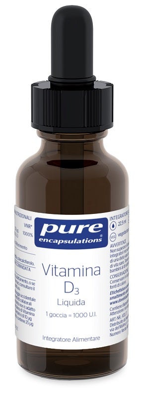 Pure Encapsulations Vitamina D3 líquida 22,5 ml
