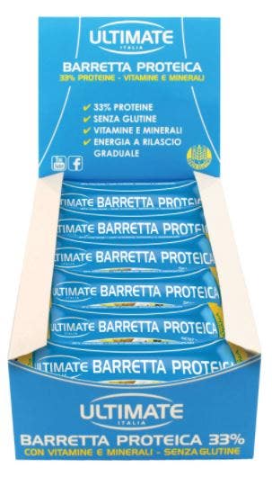 Barritas Proteicas Sabor Plátano Ultimate 24 Piezas-1