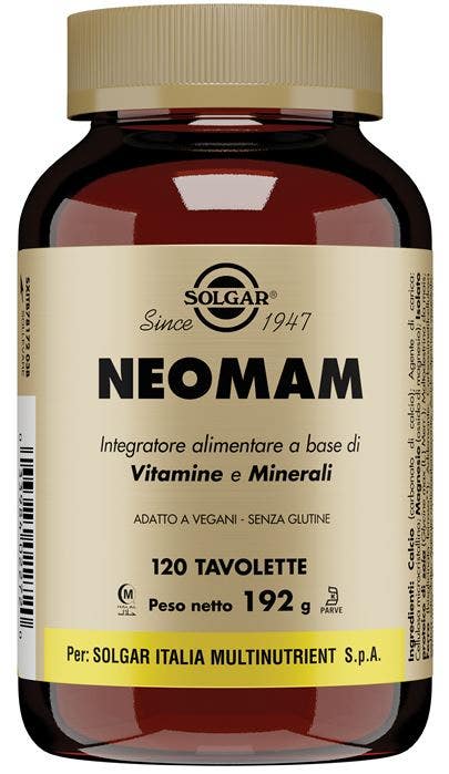 Solgar Neomam 120 Comprimidos-1
