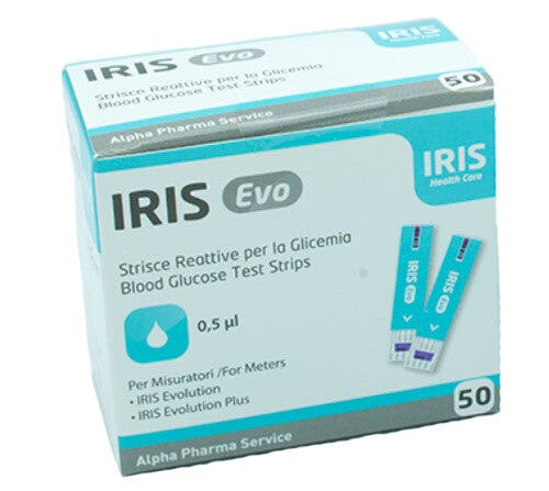 IRIS EVO TIRAS DE GLUCOSA 50UDS-1