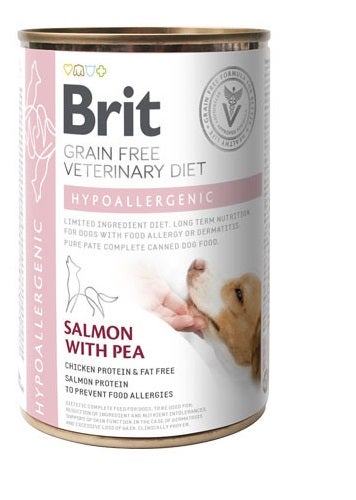 Brit Veterinary Diet Dog Hypoallergenic Cibo Umido Per Cani 400g