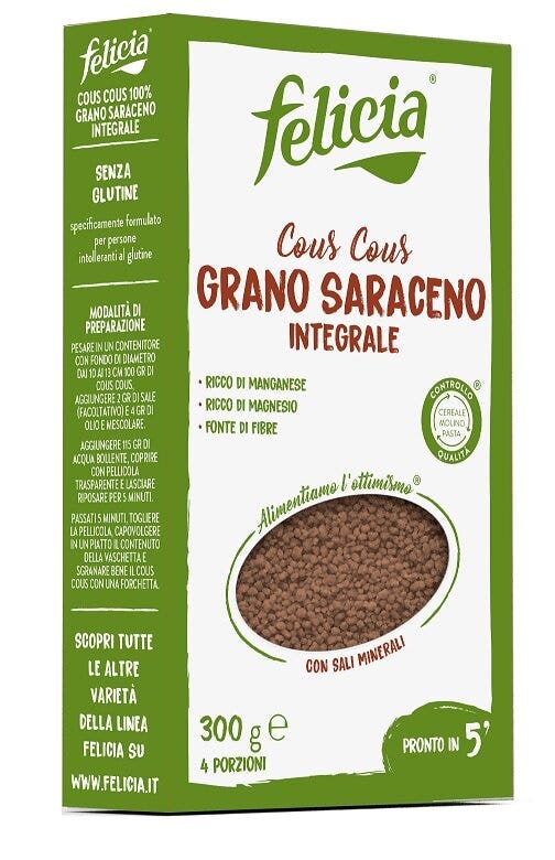 Felicia Cuscús Integral de Alforfón Sin Gluten 300 g