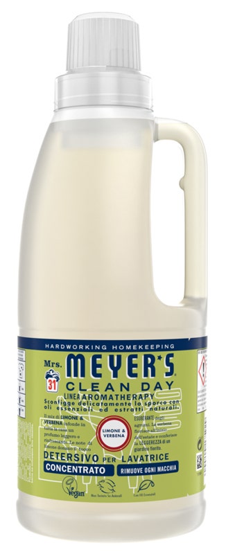 Mrs Meyer's Clean Day Detersivo Lavatrice Profumo Limone Verbena 946 ml