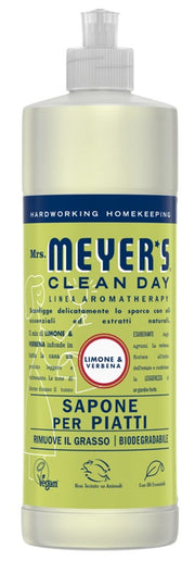 Mrs Meyer's Clean Day Sapone Piatti Profumo Limone E Verbena 473ml