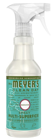 Mrs Meyer's Clean Day Spray Detergente Multi-Superficie Profumo Basilico 473ml