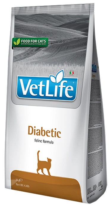 Farmina Vet Life Alimento Seco Diabético para Gatos Adultos Bolsa 2kg-1