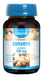 Naturmil Zenzero 400mg Con Biotina 60 Compresse