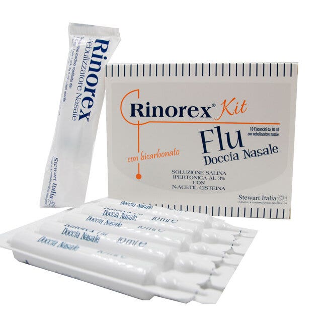 Rinorex Flu Kit de ducha nasal