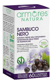 Armores Natura Saúco Negro 60 Comprimidos Masticables-1