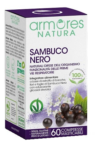 Armores Natura Saúco Negro 60 Comprimidos Masticables-1