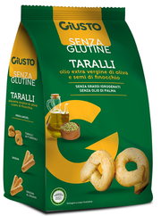 Giusto Senza Glutine Taralli Olio Di Oliva E Semi Di Finocchio 40g