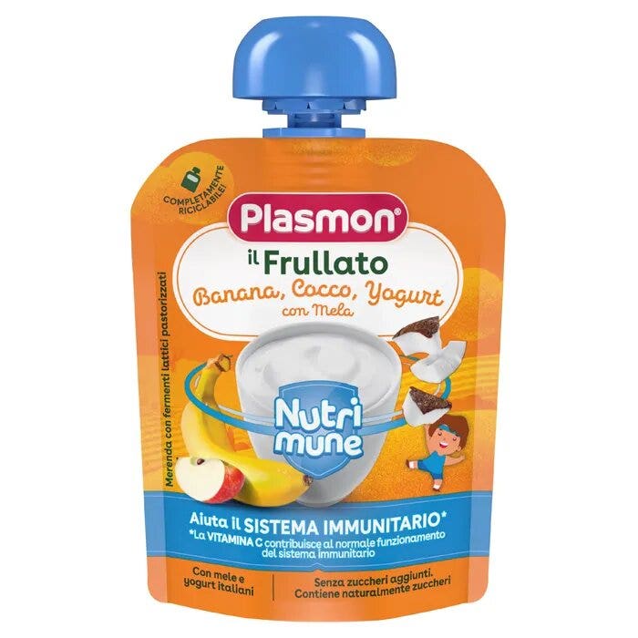 Plasmon Nutrimune Batido de plátano, coco y yogur