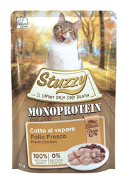 Stuzzy Monoprotein Bocaditos con pollo para gatos adultos, sobre de 85 g