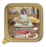 Stuzzy Monoprotein Ternera, comida húmeda para gatos adultos, envase de 100 g
