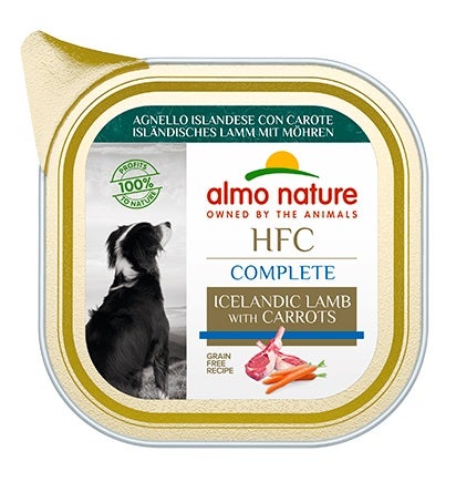Almo Nature Complete Cibo Umido Agnello Islandese Con Carote Per Cani 85g