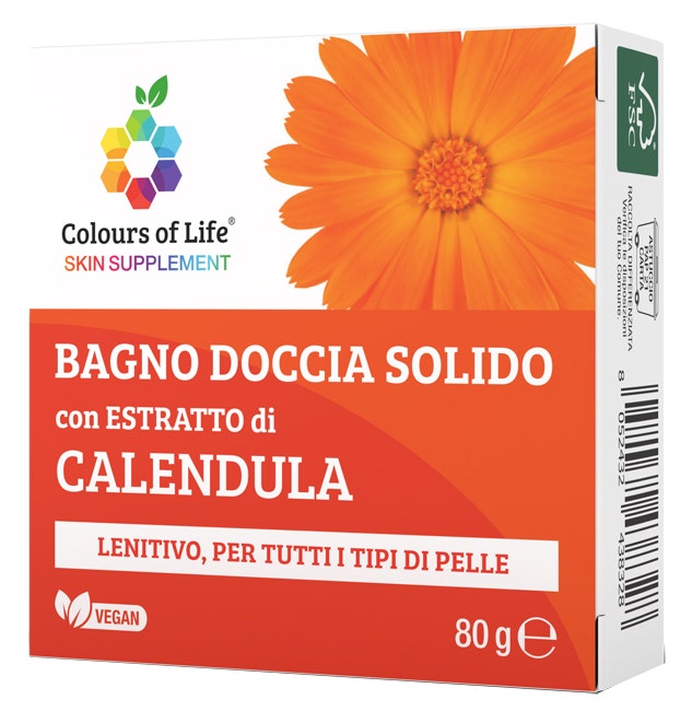 Optima Colors Of Life Baño De Ducha Sólido Extracto De Caléndula 80g-1
