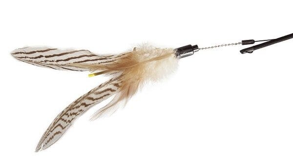 Camon Juguete Para Gatos Vara Larga Con Pluma 1 Pieza-2