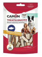 Sandwich de Camon con Salmón y Bacalao para Perros 80g-1