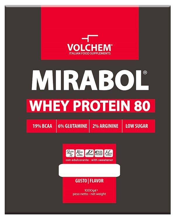MIRABOL WHEY 80 NOCCIOLA 1000G