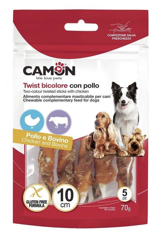 TWIST BICOLOR CON POLLO 10CM 5P-1
